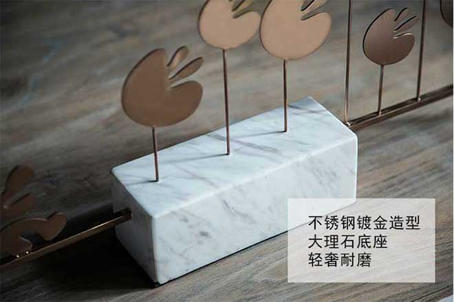 【马蒂斯】金属大理石时尚摆件